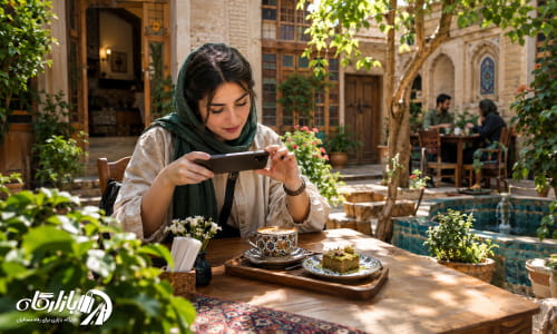 مکان های عکاسی شیراز در کافه های آن