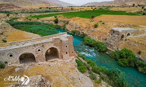 پل قلعه دختر نمادی تاریخی در جاهای دیدنی دهدشت کهگیلویه