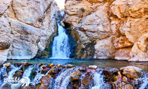 جریان آب و طبیعت سرسبز سراب صحنه کرمانشاه